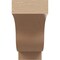 Ekena Millwork 6"W x 18"D x 12"H Classic Newport Rough Cedar Woodgrain TimberThane Corbel, Primed Tan CORUR06X18X12NEWRCPR - alternate 5